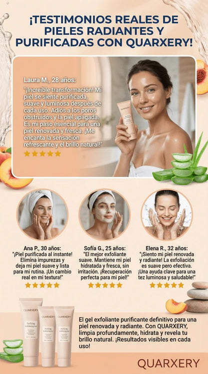 GEL EXFOLIANTE QUARXERY