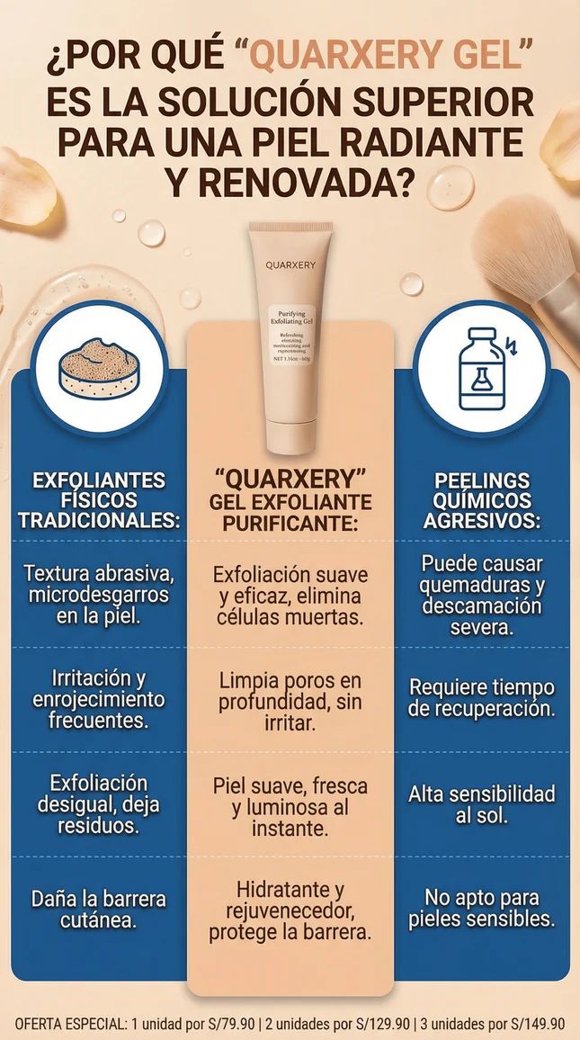 GEL EXFOLIANTE QUARXERY